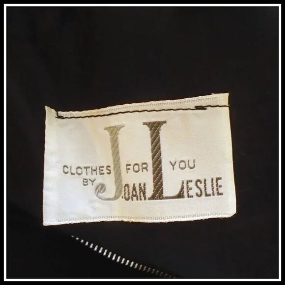 Vintage Black Formal Fit Flare Cocktail Dress, 50s New Look Chiffon Halter - Picture 7 of 15